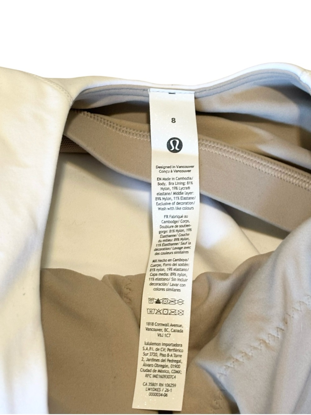 NWT Lululemon Align High-Neck Tank Women’s Size 8 In White - Picture 7 of 9